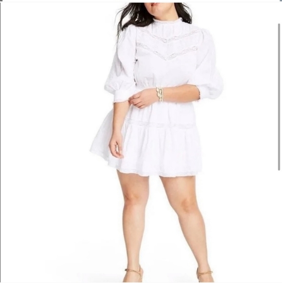 LoveShackFancy White Long Sleeve Dress - Picture 7 of 15